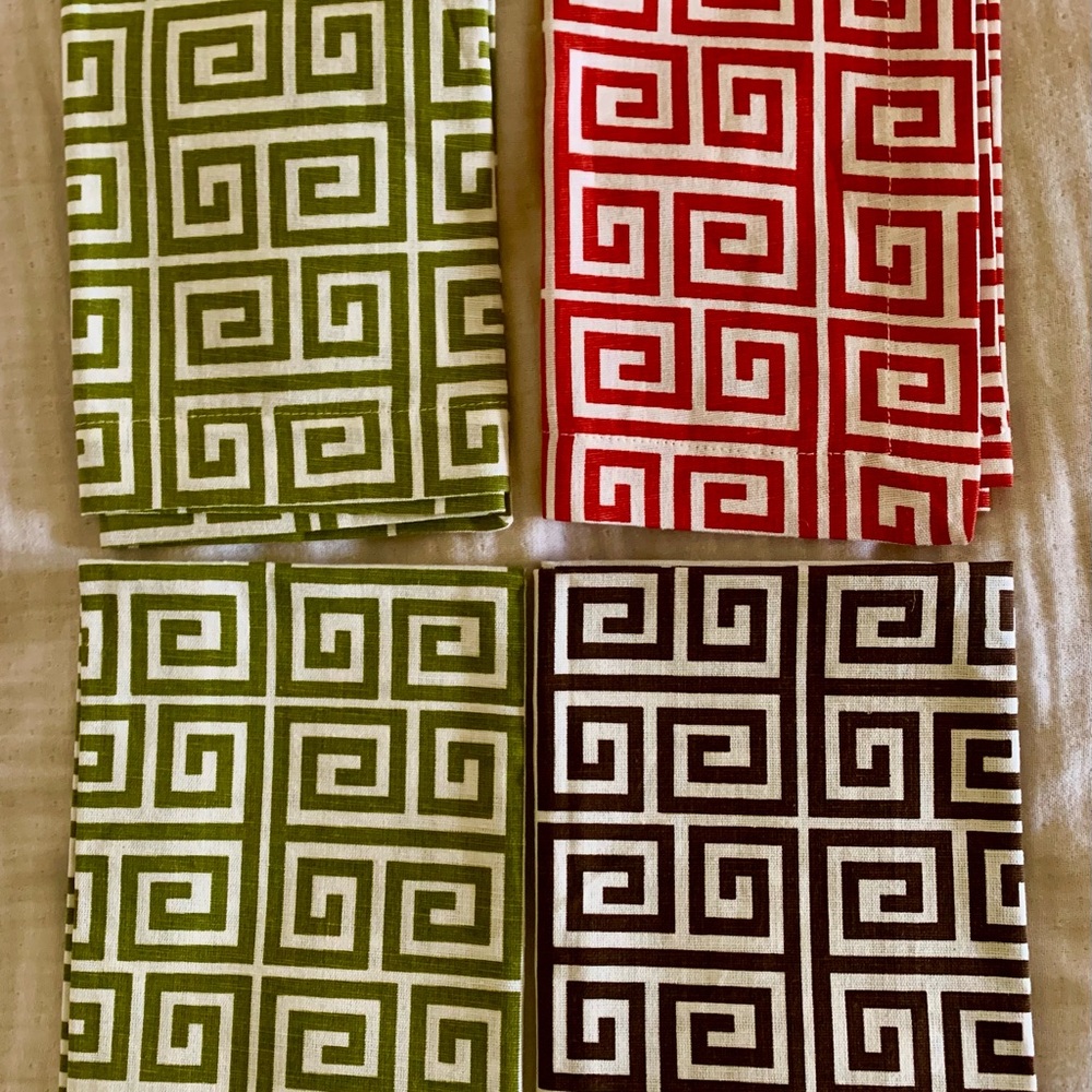Copper Sun Wall Decor with Patterned Linens from Pottery Barn - Picture 4 of 8